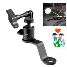 Adequado para motocicleta/motocicleta espelho retrovisor câmera esportiva DJI OSMO 360 INSTA X5 GO ULTRA suporte liga de