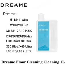 Solução De Limpeza Dreame 1L Para X40 Ultra/X30 X50 L10s Pro