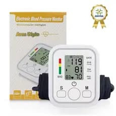 Medidor de Pressão Arterial Digital de Braço Automático Bateria Integrada