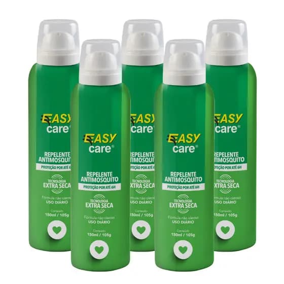 Kit 5 Repelentes Anti Mosquito - Protege contra DENGUE / Easy do Brasil