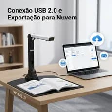 Scanner Kp-im610 A4 Usb2.0 Digitalização Profissional Scanner Digitalizador Documentos Escritório Home Office