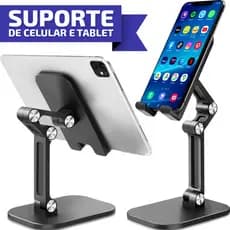Suporte Tripé Celular Tablet Video Foto Apoio Mesa Portátil Flexível Ajustável 360º