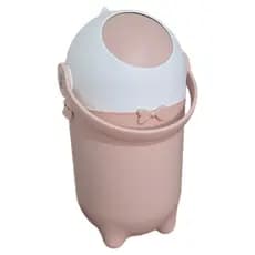 Lixeira Antiodor para Fraldas de Bebe Banheiro Quarto Pet Lixeira Magica Rosa