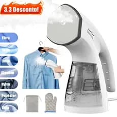 Ferro a Vapor Portátil 2 em 1,Passador a Seco e Vapor, 1600W ,220V,Para Viagem e Casa