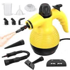 Vaporizador  E Higienizador 1200W Portátil Vapor Para Multisuperfícies Com 10 Acessórios