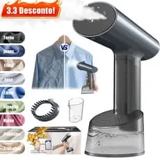 Vaporizador Portátil de Roupas 1500W Home Vaporizador 250ML Vapor Vertical E Horizontal, Passadeira A Vapor Portatil