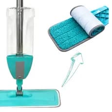Kit Refil Mop Universal Spray Flat Esfregão Rodo Magico De Limpeza Microfibra