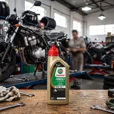 Óleo Castrol Power 1 Racing 10W40 10W50 Sintético 4T Moto Lubrificante Motor 1l 1 Litro Original Top