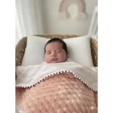 Manta Fleece Dupla Face para Bebê – Macia, Quentinha e Confortável
