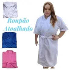 Roupão XXG Atoalhado Plus Size Felpudo Macio Unissex Ideal Piscina Natação