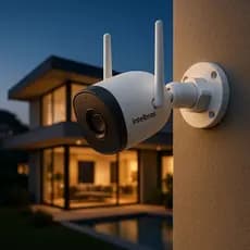 Câmera Externa Wi-Fi Intelbras iM5 SC | Imagem Full HD, Visão Noturna 30m, Áudio, IP67, App