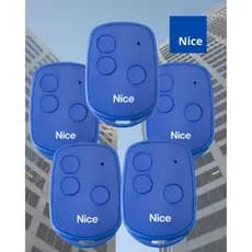 Kit com 5 Controles Remoto Nice TX 3TB Azul – Original | Qualidade e Confiabilidade
