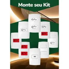 Tomada 20A 10A com Interruptor, Simples, Paralelo Tomada Dupla, Tripla, Modulo e Placa B LUX Linha Home