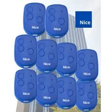 Kit com 10 Controles Remoto Nice TX 3TB Azul – Original | Qualidade e Economia
