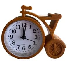 Relógio Despertador Criativo Decorativo Bicicleta Antiga De Ponteiros - COD 75710