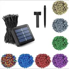 Pisca Pisca 10 Metros de Led Energia Solar a Prava de Água Uso Externo Luz de Natal Árvore Decoração - COD 77022