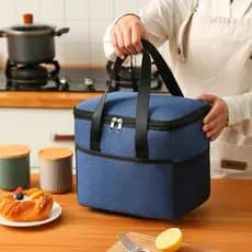 Bolsa térmica Para Diversas Finalidades Quente Ou frio Grande Capacidade 23 x 20 x 17,5 cm - Cod 75570