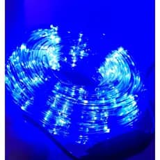 Pisca Pisca Bicolor Branco Com Azul Luz De Natal Mangueira Tubular 10 Metros 8 Funções 127 Volts Cod - 77001