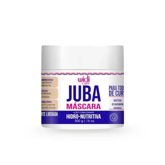 Widi Care Máscara Juba Hidro-Nutritiva 500g