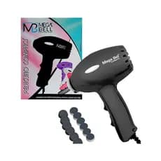 Lixa Elétrica Pedicuro Mega Bell Pedicure Preto 12 Lixas 127V