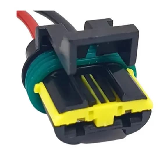 Chicote Plug conector Resistência Ventoinha Ford Ka / Fiesta / EcoSport / Courier 2 Vias/Fios