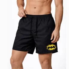 Bermuda Shorts Mauricinho Tactel Masculina Esportiva BATMAN Academia Corrida Skate Basquete Leve E Confortável