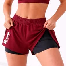 Short Feminino Compressao GROWTH 01 Corrida Fitness Academia
