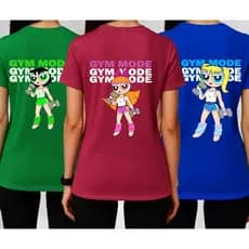 Camisa Camiseta Dry Fit Fitness Meninas Super Poderosas Maromba Academia Corrida Secagem Rapida