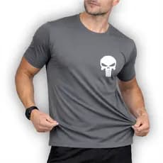 Camisa Camiseta Dry Fit Masculina PUNISHER 03 Maromba Treino Academia Crosssfit Treino