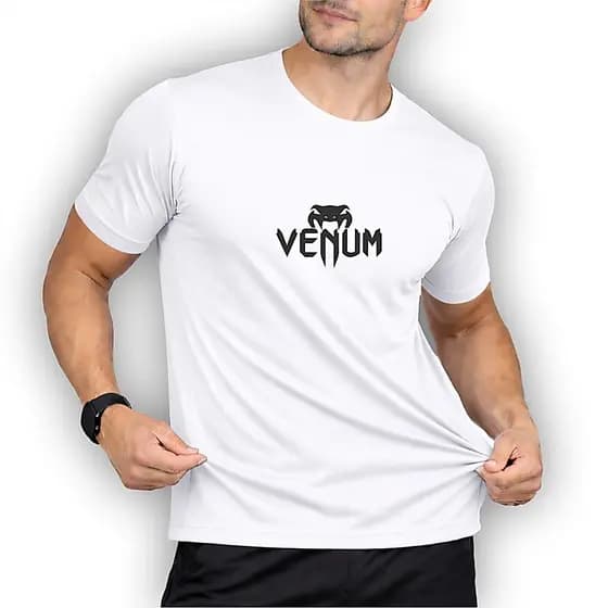 Camisa Camiseta Dry Fit Masculino Venum 03 Maromba Corrida Treino Esporte Academia Passeio