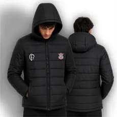 Jaqueta Bobojaco CP 02 Casaco Gominho Unissex Capuz Removível Impermeável Puffer Inverno Frio
