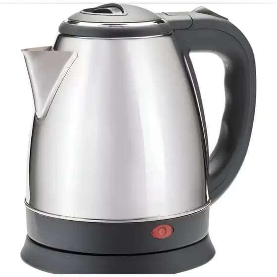 Chaleira Elétrica | Inox | 1.8 Litros | 1000w | Inox e Preto | 127v | Hai Brasil