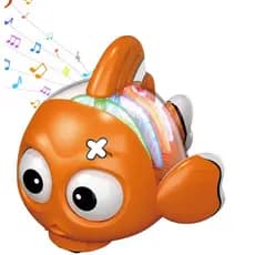Brinquedo | Peixe dourado | Elétrico | Peixinho | robo | Iterativo | Som | Luz | Toy king