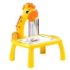Brinquedo Infantil Lousa Mágica Mesinha Com Projetor