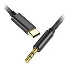Cabo Auxiliar Tipo C P2 3.5mm Adaptador P2 Auxiliar