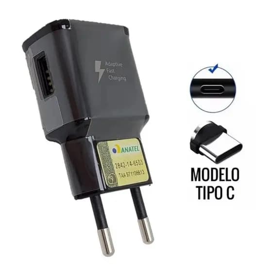 Carregador Tipo C Para A20 A30S A50S A70 A80 S10 M31 M51 A21S A31 A32 A51 A71