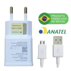 Carregador V8 J2 J4 J5 Prime J6 J7 Prime J8 A01 Core A02 Core A03 A10S Carregador Micro Usb V8