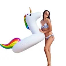 Boia Unicórnio Blogueirinha Glíter Gigante Piscina 90/12CM
