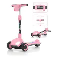 Patinete Elétrico Infantil Egazza | Altura Ajustável + Led