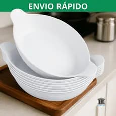 Kit Petisqueira Barquinha Canoa Petiscos Churrasco Festa Frios Para Servir Amendoim Caldo Branca