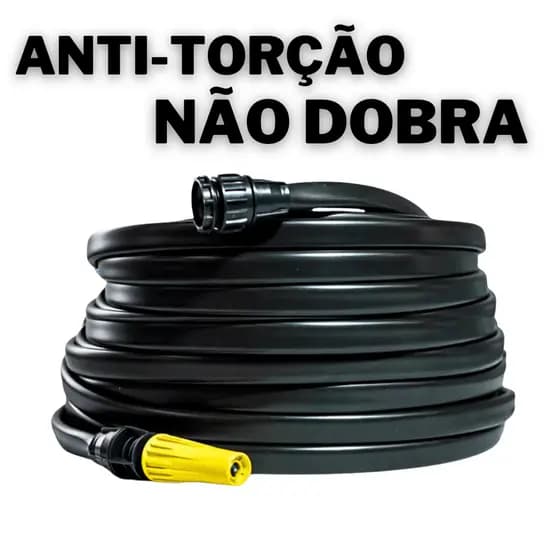 Mangueira De Jardim Não Dobra Preta 5 10 15 20 25 30 50 Metros Dupla Camada Reforçada Anti Dobra