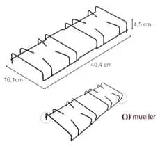 MUELLER KIT COM 2 UNIDADE TREMPE LATERAL MODERATTO  4/5B 4MM MFI4BA (Ref.: 110001088)
