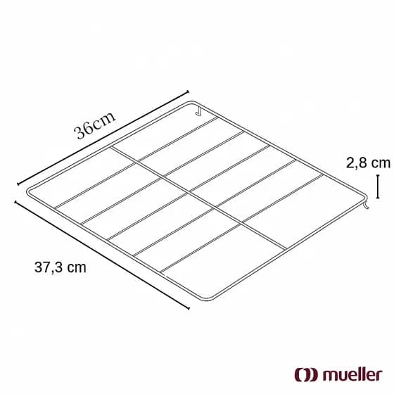 MUELLER GRADE FOGAO PRATELEIRA 4B MODERATTO G5 101050624 PERTUTTI PLUS, FRATELLO, FRATELLO, PIACERE