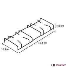 MUELLER 1 UNIDADE TREMPE LATERAL MODERATTO  4/5B 4MM MFI4BA (Ref.: 110001088)