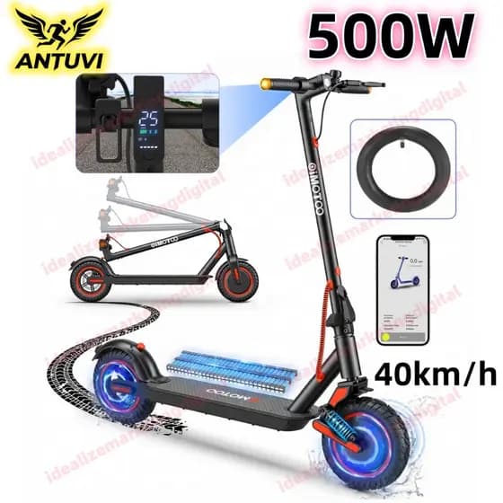 500W Patinete Elétrico 120kg 30km de Autonomia Motor 40km/h
