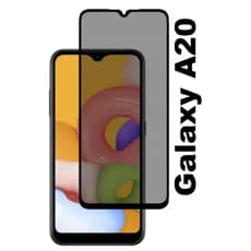 Película de vidro 3D Privativa Anti Spy Samsung Galaxy A20 / Película de privacidade