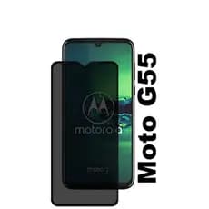 Película de vidro 3D Privativa Anti Spy Motorola Moto G55 / Película de privacidade