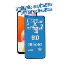 Película Cerâmica Fosca Privacidade Redmi 12 / Protetor de tela Anti spy