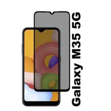 Película de vidro 3D Privativa Anti Spy Samsung Galaxy M35 5G / Película de privacidade