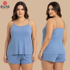 Babydoll Plus Size Pijama Conforto Renda Noite Dormir Cadarço